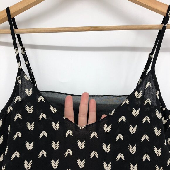 Monk & Lou NWT Black and White  Elise Camisole Arrow Pattern Size XS - Picture 11 of 15